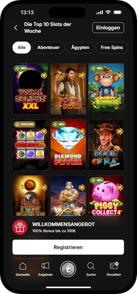 Tipico Games TOP 10 Slots